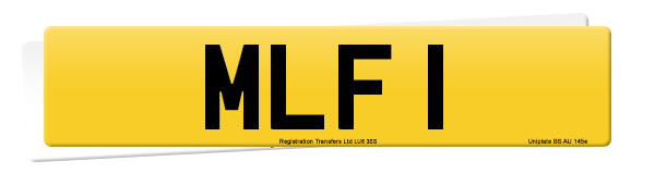Registration number MLF 1